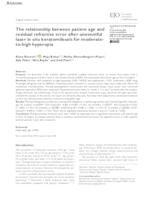 The relationship between patient age and residual refractive error after uneventful laser in situ keratomileusis for moderate-to-high hyperopia