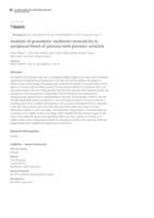 Analysis of granulysin-mediated cytotoxicity in peripheral blood of patients with psoriatic arthritis