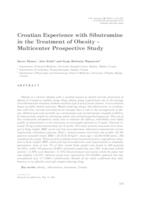 Croatian experience with sibutramine in the treatment of obesity : Multicenter prospective study