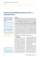 Stereoacuity and Multifocal Intraocular Lenses - a Systematic Review