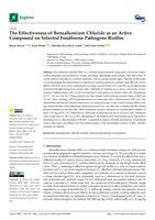 The Effectiveness of Benzalkonium Chloride as an Active Compound on Selected Foodborne Pathogens Biofilm