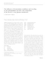 The influence of fermentation conditions and recycling on the phospholipid and fatty acid composition of the brewer’s yeast plasma membranes