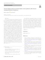 Chronic kidney disease and thrombotic risk in patients with chronic myeloproliferative neoplasms