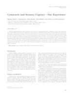 Cystocoele and Sensory Urgency – Our Experience