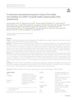 A multicenter international prospective study of the validity and reliability of a COVID-19-specific health-related quality of life questionnaire