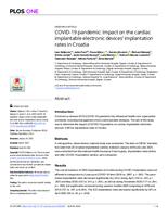 COVID-19 pandemic: Impact on the cardiac implantable electronic devices’ implantation rates in Croatia