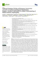 Different Ecological Niches of Poisonous Aristolochia clematitis in Central and Marginal Distribution Ranges—Another Contribution to a Better Understanding of Balkan Endemic Nephropathy