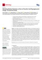 Educating Medical Students on How to Prescribe Anti-Hyperglycaemic Drugs: A Practical Guide