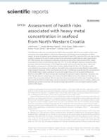 Assessment of health risks associated with heavy metal concentration in seafood from North-Western Croatia