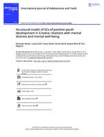 Structural model of 5Cs of positive youth development in Croatia: relations with mental distress and mental well-being