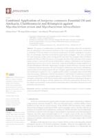 Combined Application of Juniperus communis Essential Oil and Amikacin, Clarithromycin and Rifampicin against Mycobacterium avium and Mycobacterium intracellulare