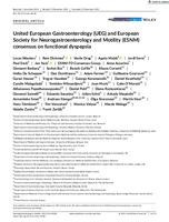 United European Gastroenterology (UEG) and European Society for Neurogastroenterology and Motility (ESNM) consensus on functional dyspepsia