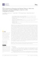 Does Exposure to Burning and Heated Tobacco Affect the Abundance of Perio-Pathogenic Species in the Subgingival Biofilm?