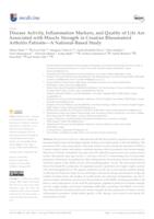 Disease Activity, Inflammation Markers, and Quality of Life Are Associated with Muscle Strength in Croatian Rheumatoid Arthritis Patients—A National-Based Study