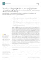 The Impact of Weighting Factors on Dual-Energy Computed Tomography Image Quality in Non-Contrast Head Examinations: Phantom and Patient Study