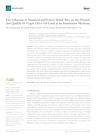 The Influence of Standard and Freeze-Dried Tofu on the Phenols and Quality of Virgin Olive Oil Used as an Immersion Medium