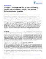 The impact of MITF expression on tumor-infiltrating lymphocytes in melanoma: Insights into immune microenvironment dynamics