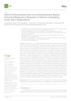 Effect of Dexmedetomidine on Cardiopulmonary Bypass Induced Inflammatory Response in Patients Undergoing Aortic Valve Replacement