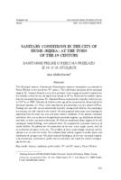 prikaz prve stranice dokumenta Sanitarne prilike u Rijeci na prijelazu iz 19. u 20. stoljeće
