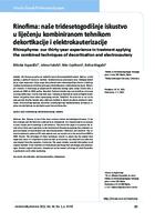prikaz prve stranice dokumenta Rinofima: naše tridesetogodišnje iskustvo u liječenju kombiniranom tehnikom dekortikacije i elektrokauterizacije