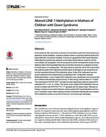 prikaz prve stranice dokumenta Altered LINE-1 methylation in Mothers of Children with Down Syndrome