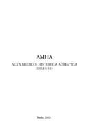 prikaz prve stranice dokumenta U povodu izlaska prvog broja Acta medico-historica Adriatica O moru kao ispitu ljudskog karaktera