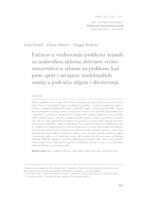 prikaz prve stranice dokumenta Etičnost u vrednovanju problema vezanih uz nedovoljnu tjelesnu aktivnost većine stanovništva u odnosu na probleme koji prate sport i usvajanje intelektualnih znanja u području odgoja i obrazovanja