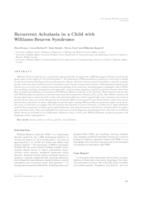 prikaz prve stranice dokumenta Recurrent Achalasia in a Child with Williams-Beuren Syndrome