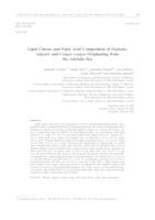 prikaz prve stranice dokumenta Lipid Classes and Fatty Acid Composition of Diplodus vulgaris and Conger conger Originating from the Adriatic Sea