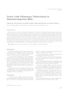 prikaz prve stranice dokumenta Lower Lobe Pulmonary Tuberculosis in Immunocompetent Male