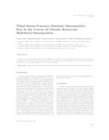 prikaz prve stranice dokumenta Tibial Stress Fracture Simulate Osteomyelitic Foci in the Course of Chronic Recurrent Multifocal Osteomyelitis
