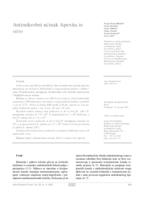 prikaz prve stranice dokumenta Antimikrobni učinak Apexita in vitro