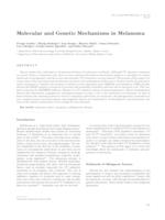 prikaz prve stranice dokumenta Molecular and Genetic Mechanisms in Melanoma