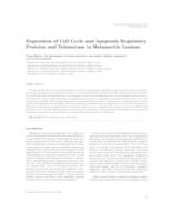 prikaz prve stranice dokumenta Expression of Cell Cycle and Apoptosis Regulatory Proteins and Telomerase in Melanocitic Lesions