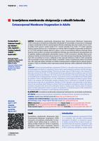 prikaz prve stranice dokumenta Extracorporeal Membrane Oxygenation in Adults.