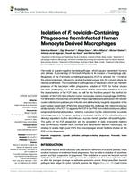 prikaz prve stranice dokumenta Isolation of F. novicida-Containing Phagosome from Infected Human Monocyte Derived Macrophages