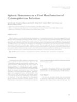 prikaz prve stranice dokumenta Splenic Hematoma as a First Manifestation of Cytomegalovirus Infection