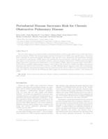 prikaz prve stranice dokumenta Periodontal Disease Increases Risk for Chronic Obstructive Pulmonary Disease