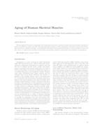 prikaz prve stranice dokumenta Aging of Human Skeletal Muscles