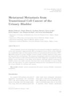 prikaz prve stranice dokumenta Metatarsal Metastasis from Transitional Cell Cancer of the Urinary Bladder