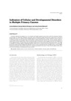 prikaz prve stranice dokumenta Indicators of Cellular and Developmental Disorders in Multiple Primary Cancers