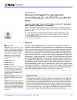prikaz prve stranice dokumenta Human cytomegalovirus glycoprotein complex gH/gL/gO uses PDGFR-α as a key for entry