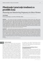 prikaz prve stranice dokumenta Planiranje i praćenje trudnoće u pretilih žena