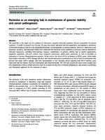 prikaz prve stranice dokumenta Nucleolus as an emerging hub in maintenance of genome stability and cancer pathogenesis