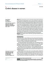 prikaz prve stranice dokumenta Crohn’s disease in women