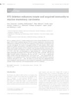 prikaz prve stranice dokumenta ST2 Deletion Enhances Innate and Acquired Immunity to Murine Mammary Carcinoma
