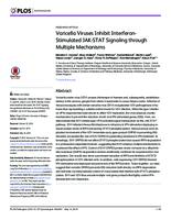 prikaz prve stranice dokumenta Varicella Viruses Inhibit Interferon-Stimulated JAK-STAT Signaling through Multiple Mechanisms