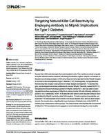 prikaz prve stranice dokumenta Targeting Natural Killer Cell Reactivity by Employing Antibody to NKp46: Implications for Type 1 Diabetes