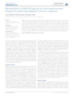 prikaz prve stranice dokumenta Manipulation of NKG2D ligands by cytomegaloviruses: impact on innate and adaptive immune response
