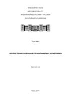 prikaz prve stranice dokumenta ADDITIVE TECHNOLOGIES APPLICATION IN TRANSTIBIAL SOCKET DESIGN